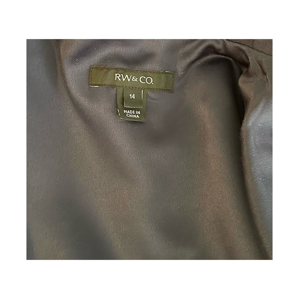 RW&CO. Navy Button-Down Mini Dress - Picture 4 of 4